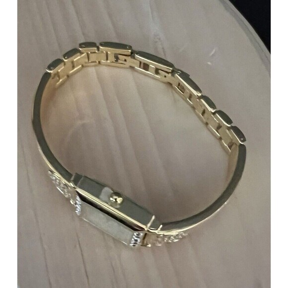 MZ Berger Cherish Women’s Gold and Heart Rhinestone Quartz Wristwatch IOB - Picture 4 of 13